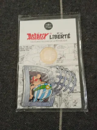 Monedas Astérix: Libertad, Igualdad