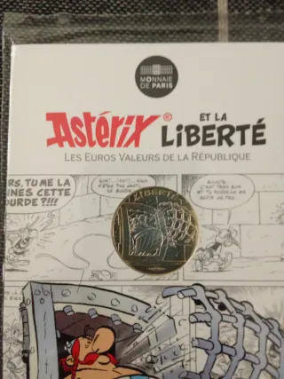 Monedas Astérix: Libertad, Igualdad