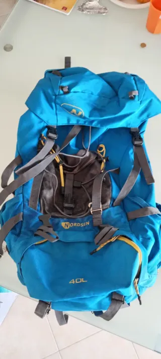 Zaino Trekking Nordsen 40L Blu/Grigio