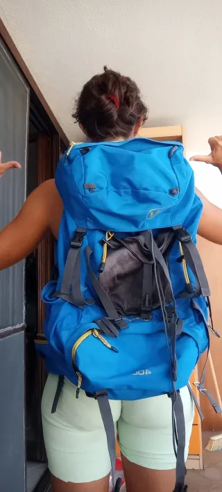 Zaino Trekking Nordsen 40L Blu/Grigio