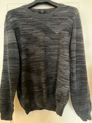 Jersey Hugo Boss Merino XL Slim Fit Gris