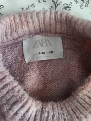 Jersey largo niña (rosa y morado)