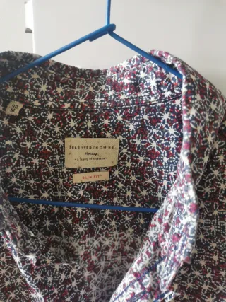 Camisa Jacquet Algodón Estampada Talla M