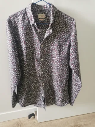 Camisa Jacquet Algodón Estampada Talla M