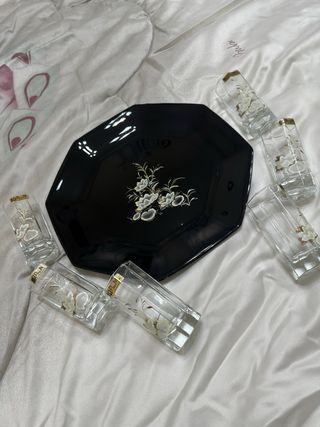 Set 6 Bicchierini Decorati