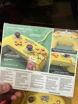 Mando Nintendo Switch Animal Crossing con cable