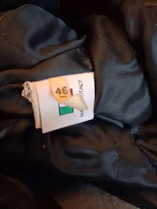 Soprabito in pelle nera