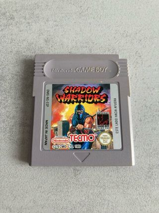 Shadow Warriors Game Boy DMG-NG-ESP