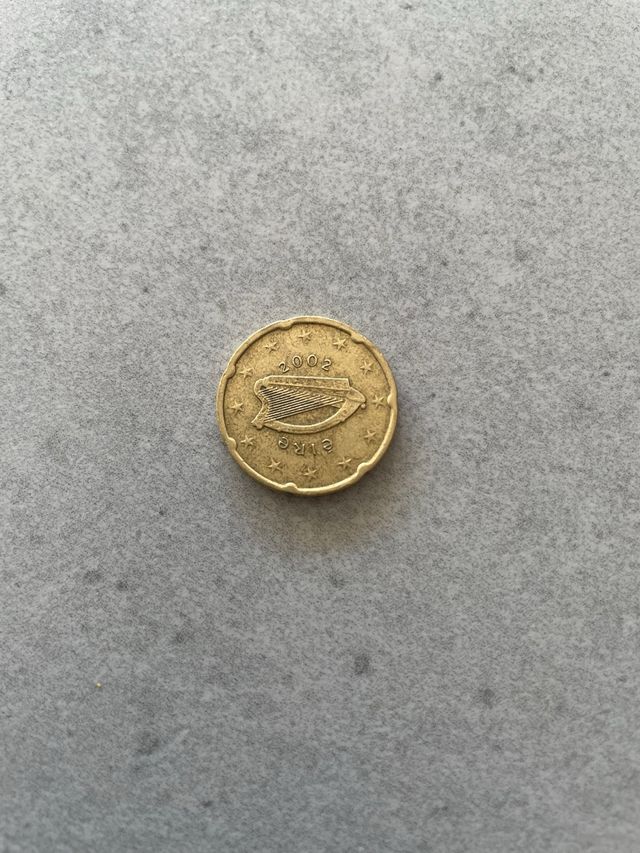 Moneda 20 céntimos Irlanda 2002 Harp