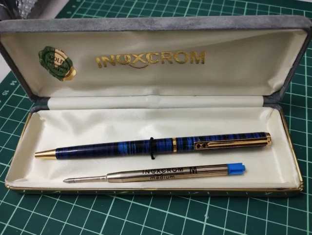 Bolígrafo Inoxcrom NOS | Estuche original | Años 7