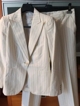 Chaqueta Purificación García Raya Azul Talla 42