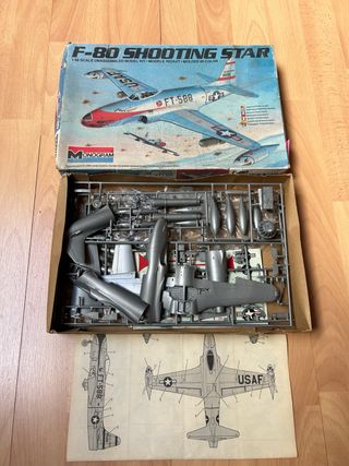 Maqueta Monogram F-80 Shooting Star 1/48