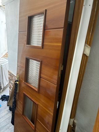 Puerta de madera de interior medidas 70 x 202