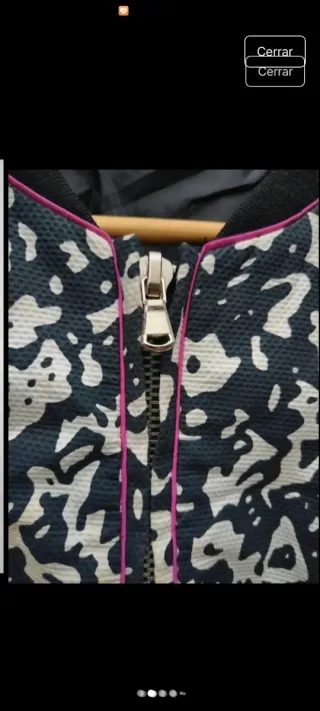 Chaqueta Bomber Vila Estampada