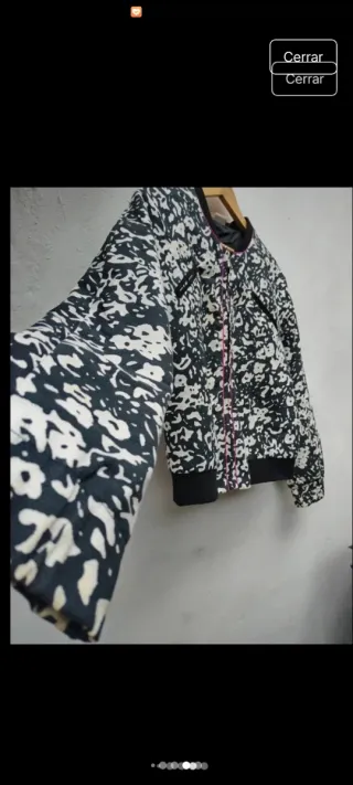 Chaqueta Bomber Vila Estampada