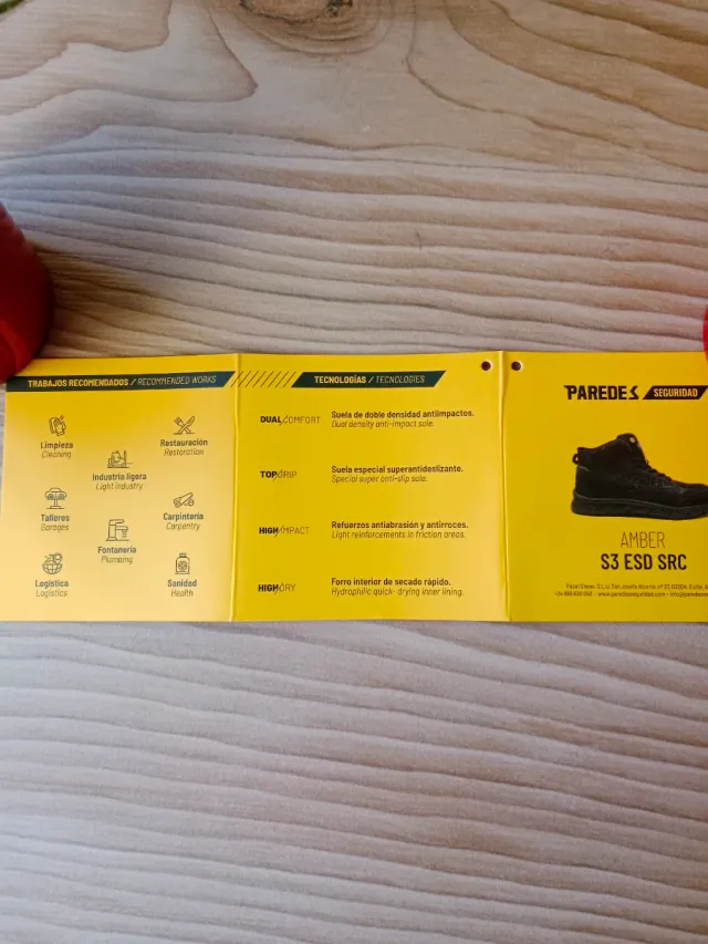 Botas de seguridad Paredes Talla 42