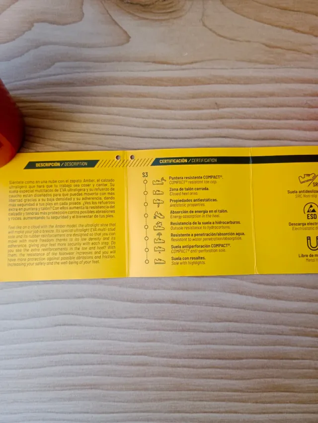 Botas de seguridad Paredes Talla 42