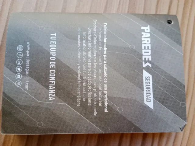 Botas de seguridad Paredes Talla 42