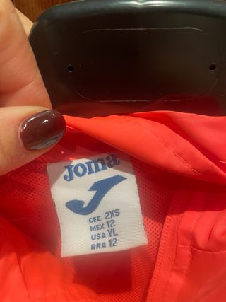 Cortavientos Joma Talla 2XS