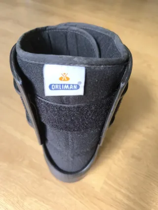 Bota ortopédica media caña