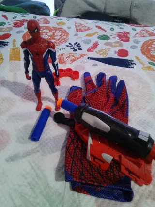 Set Spiderman con guanti e blaster