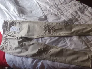 Pantalón Bershka Beige Talla 38