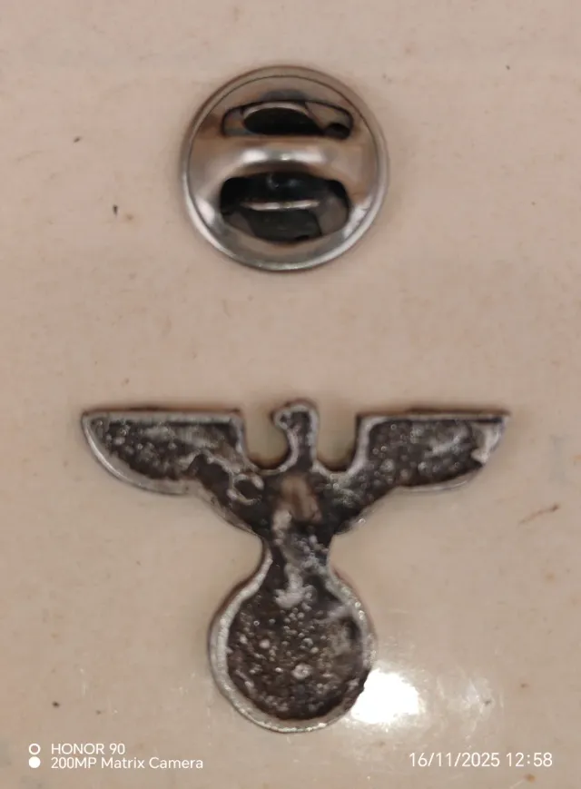 Distintivo militar águila y esvástica