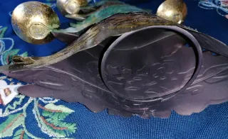 Árbol de Navidad y Ángel de Hojalata