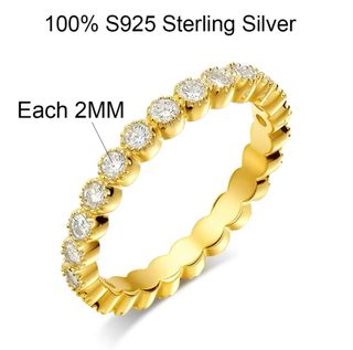 Anillo MOISSANITE COSYA Oro Rosa