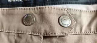 Pantalón Biker Beige Mujer