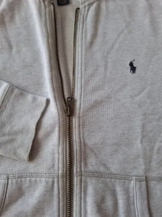 Sudadera Polo Ralph Lauren Gris Talla M niño
