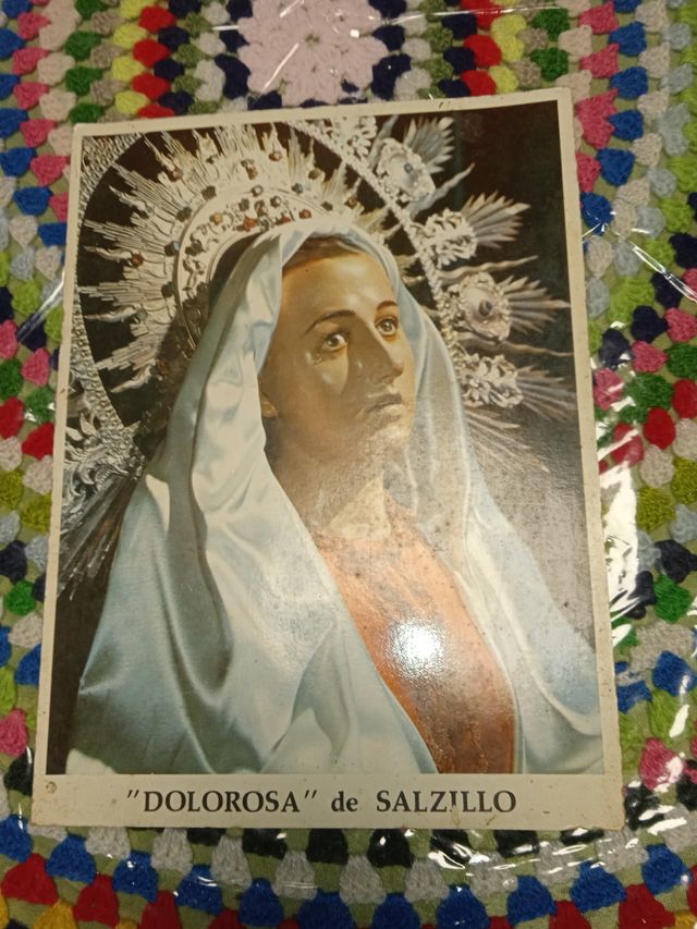 Postal Dolorosa de Salzillo