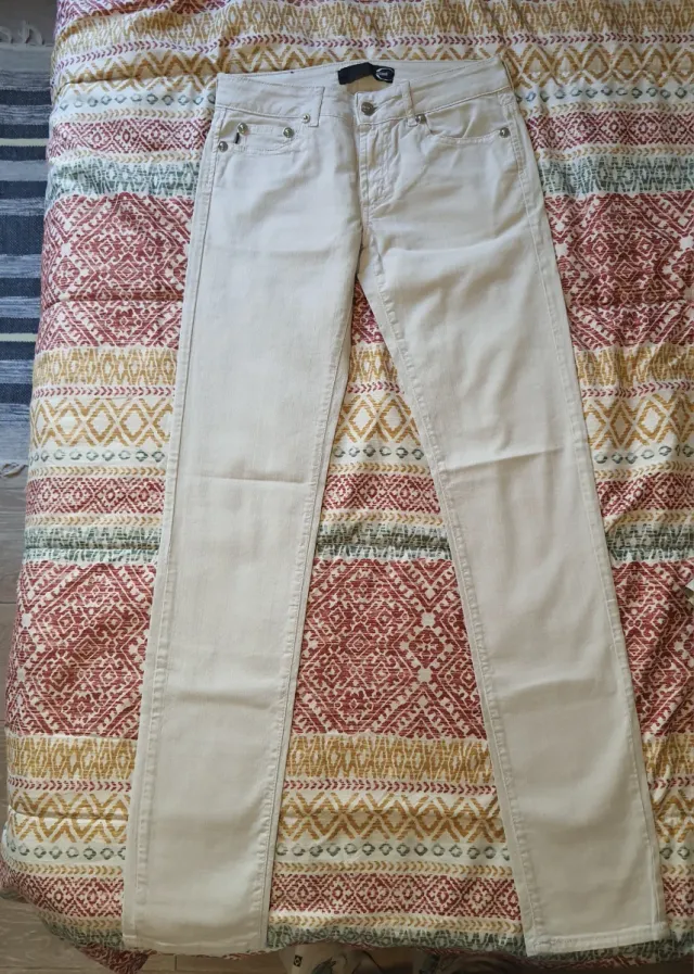 Vaqueros Beige Mujer Just Cavalli