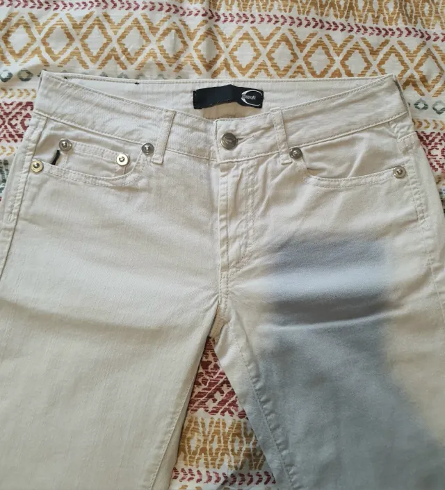 Vaqueros Beige Mujer Just Cavalli