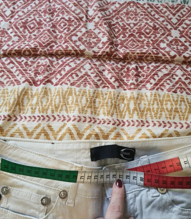 Vaqueros Beige Mujer Just Cavalli