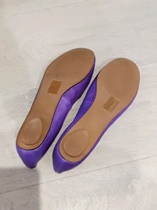 Manoletinas Buffalo London Moradas