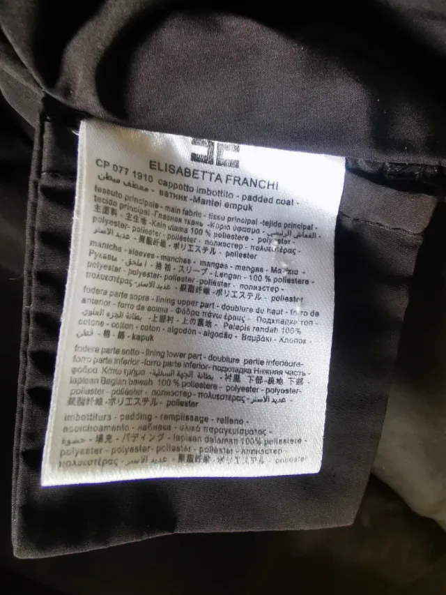 Parka estilo militar Elisabetta Franchi