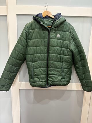 Chaqueta Silbon Plumas Verde Talla XL