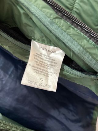 Chaqueta Silbon Plumas Verde Talla XL