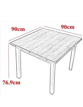 Mesa de salón extensible madera