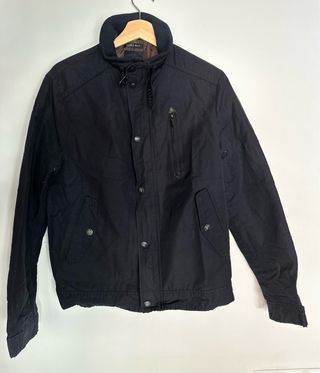 Chaqueta abrigo Zara Hombre Talla M Negra