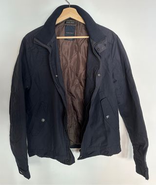 Chaqueta abrigo Zara Hombre Talla M Negra
