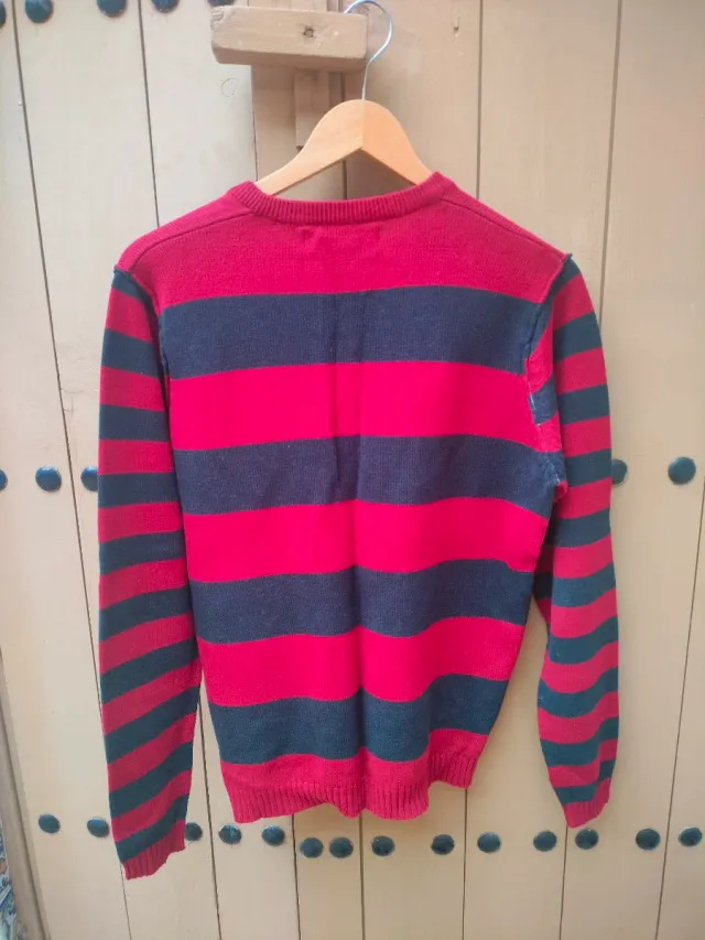 Jersey Springfield Rayas Rojo/Negro Talla S