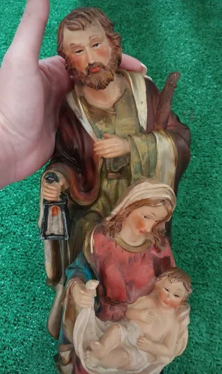 Sagrada Familia Figura Decorativa Vintage