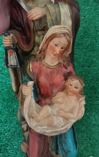 Sagrada Familia Figura Decorativa Vintage