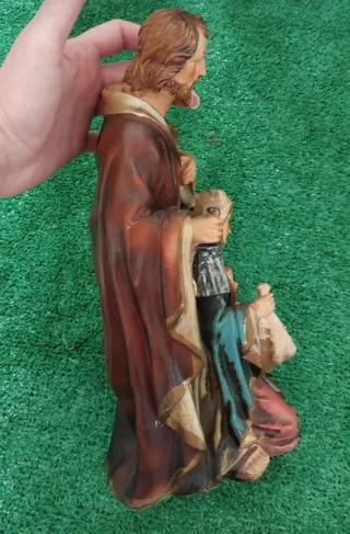 Sagrada Familia Figura Decorativa Vintage