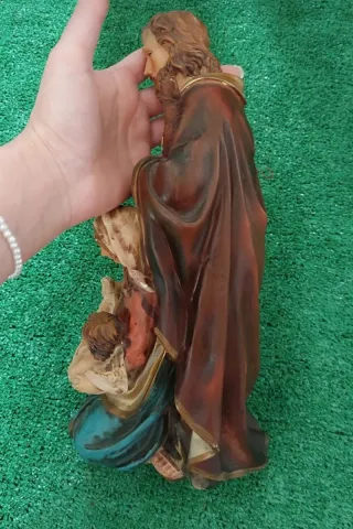 Sagrada Familia Figura Decorativa Vintage