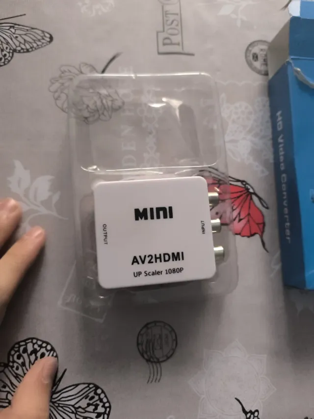 MINI AV a HDMI Convertidor UP Scaler 1080P