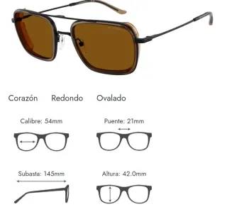 Gafas de Sol Emporio Armani EA2162 Marrón/Dorado