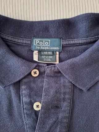 Polo Ralph Lauren Manga Larga Azul (niño)